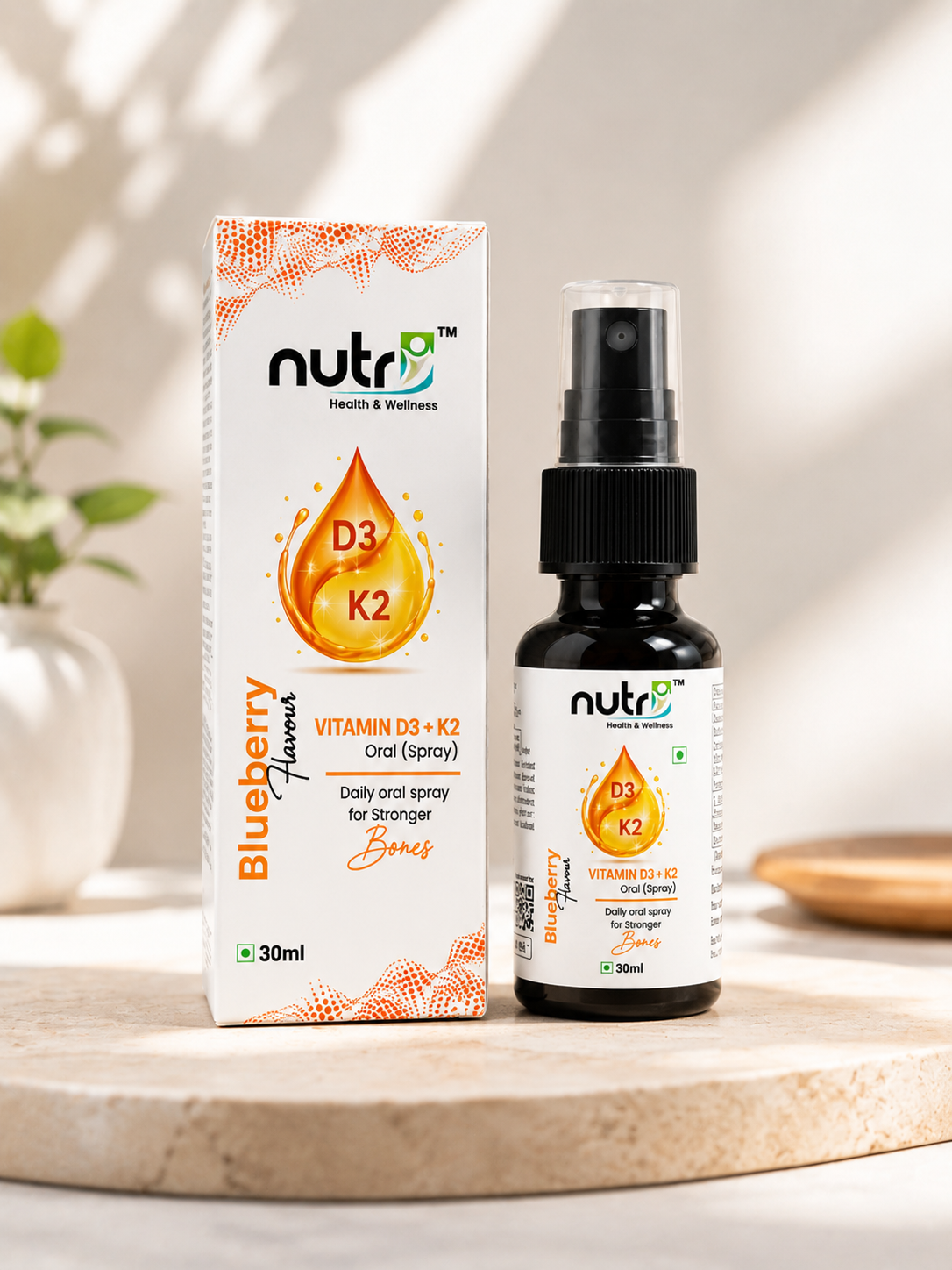 Nutri Vitamin D3 + K2 Oral Spray