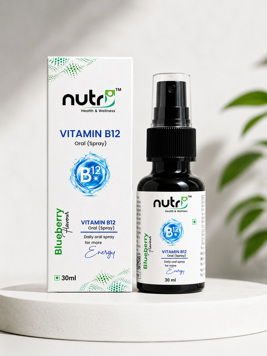 Pack Of 3 | Nutri Vitamin B12 Oral Spray | Daily Energy & Wellness Support