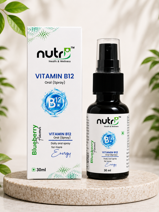 Nutri Vitamin B12 Oral Spray | Daily Energy & Wellness Support