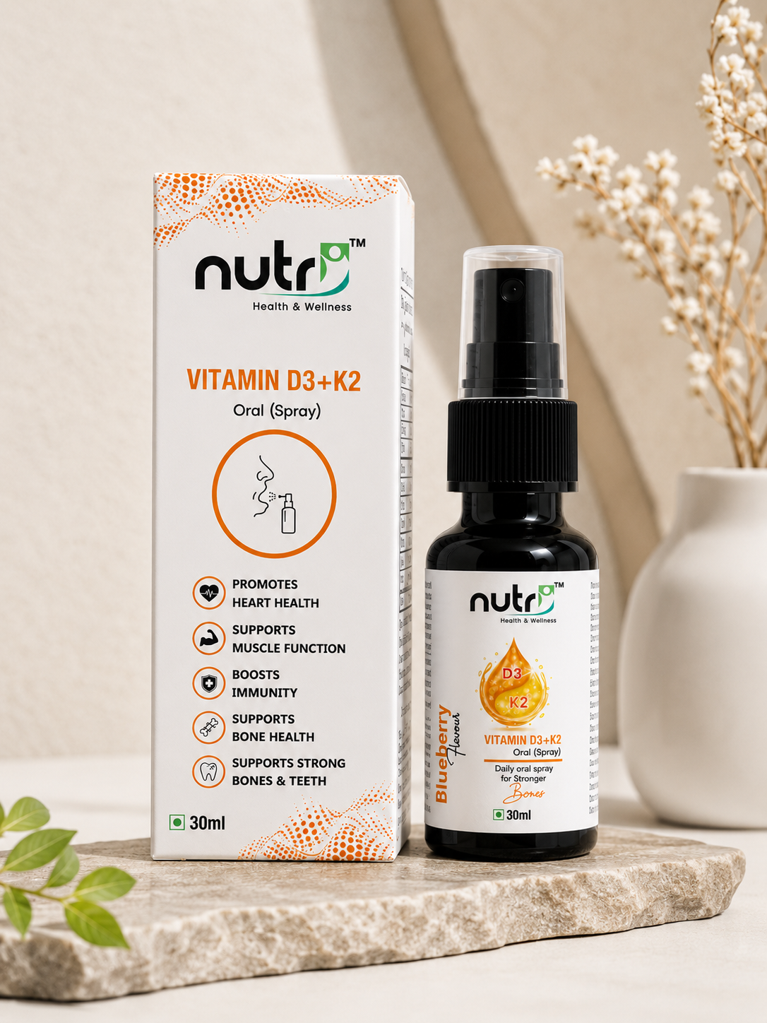 Nutri Vitamin D3 + K2 Oral Spray