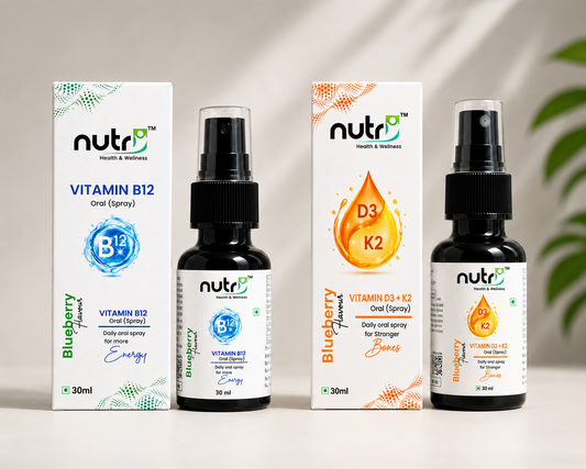 Pack Of 2 | B12 Oral Spray | D3 + K2 Oral Spray