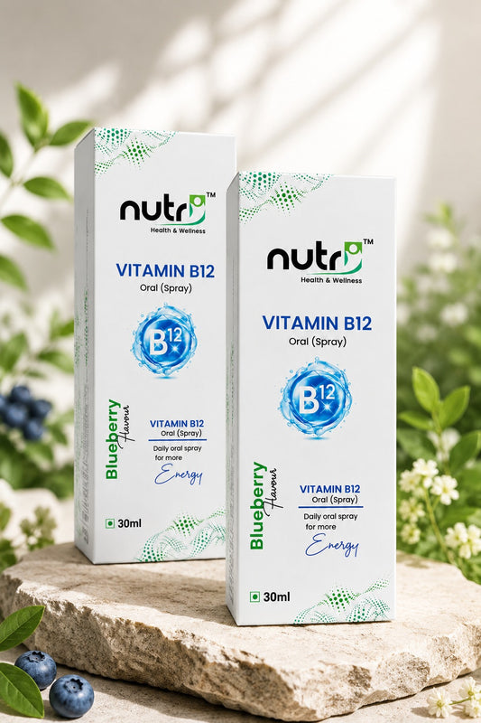 Pack Of 2 | Nutri Vitamin B12 Oral Spray | Daily Energy & Wellness Support